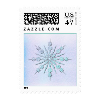 Icy Snowflake Postage Stamp