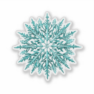 Icy Snowflake Sticker