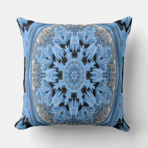 Icy Snowflake..... Throw Pillow