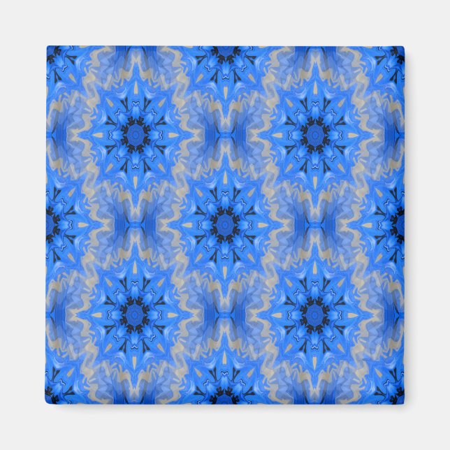 Icy Snowflakes... Magnet (Front)