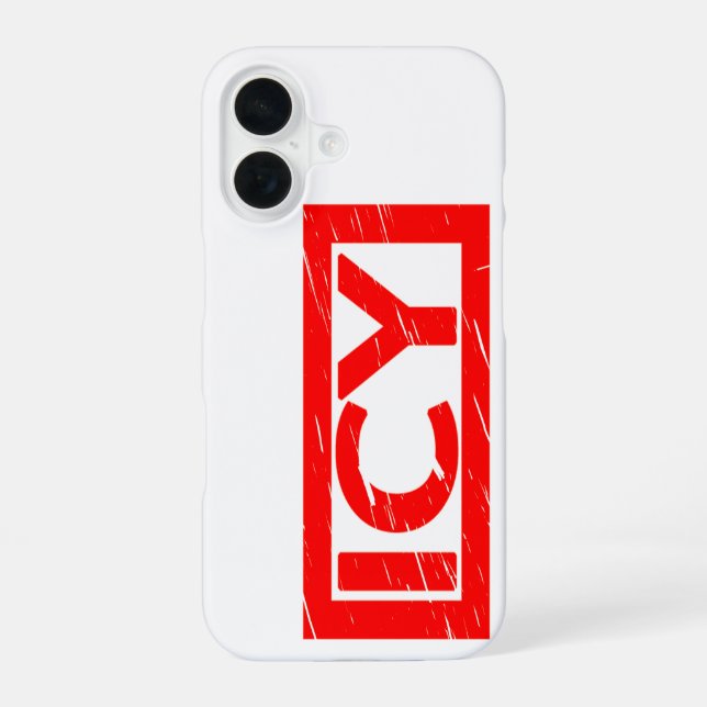 Icy Stamp Iphone Case (Back)