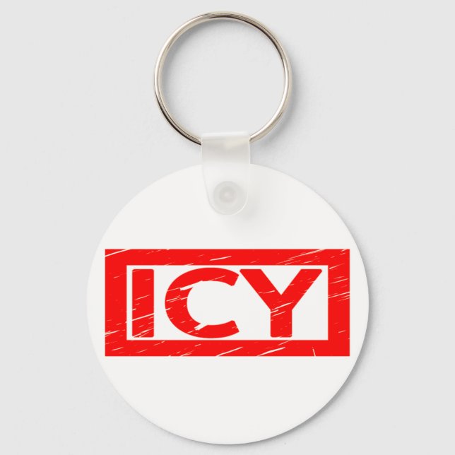 Icy Stamp Keychain (Front)