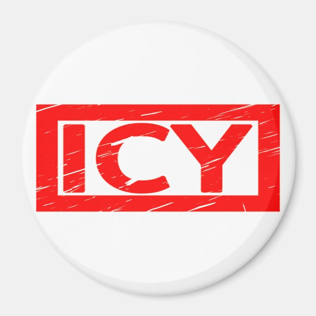 Icy Stamp Magnet (Front)