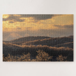 Icy Sunset Jigsaw Puzzle