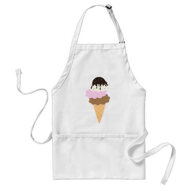 Icy Sweetness Adult Apron (Front)