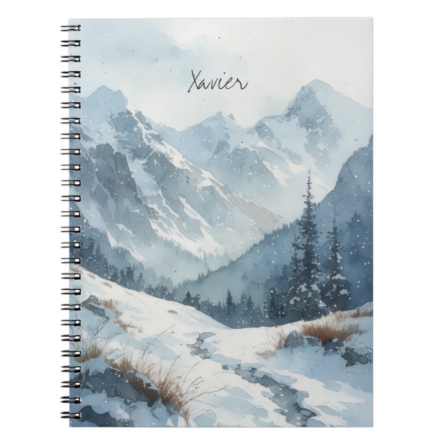 Icy Tundra  Notebook (Front)