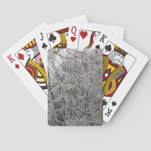 Icy Twigs Poker Cards
