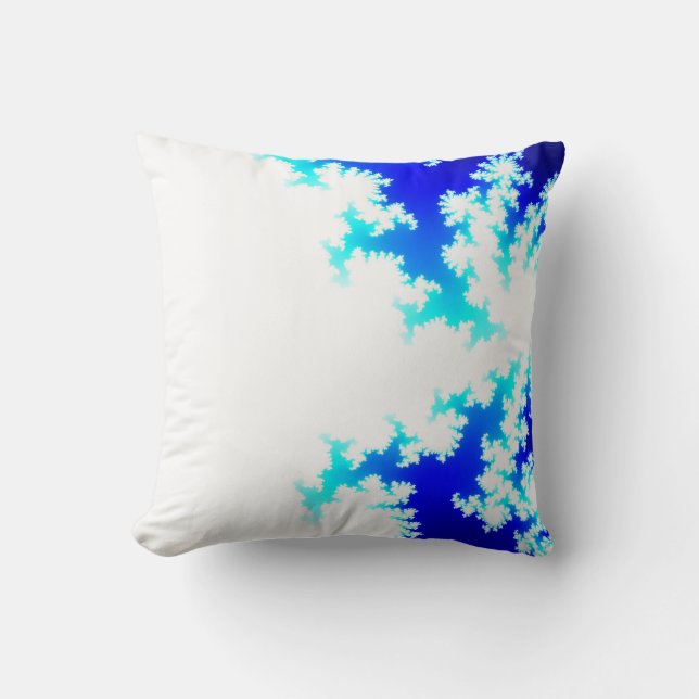 Icy Wind Throw Pillow (Front)