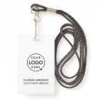 ID Badge Card Business Employee Staff Custom Logo
