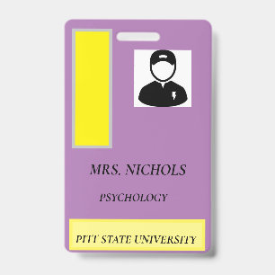 ID BADGES FOR SCHOOL, WORK, EVENTS, ETC.