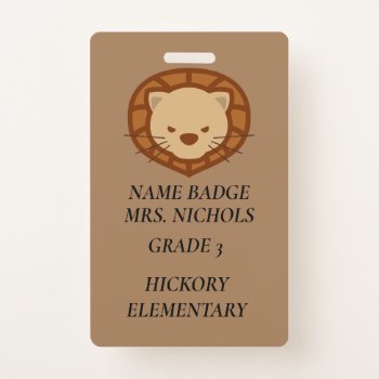 Id Badges For School  Work  Events  Etc. by CREATIVEforBUSINESS at Zazzle