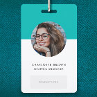 ID Card Badge | Business Staff Photo Name Badges