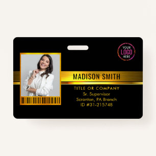 ID Card Modern Minimalist Company Employee Badge
