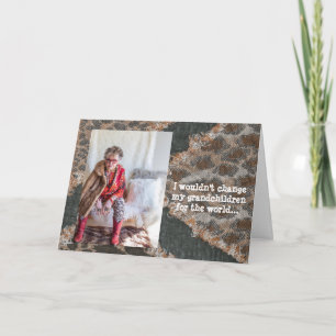 I'd Change the World for my Grandchildren Card