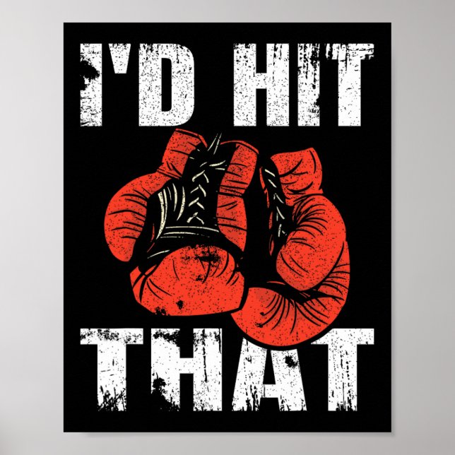 Id Hit That Boxing  Poster (Front)