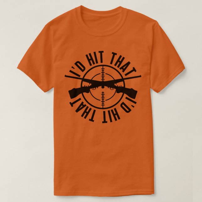 ID Hit That Clay Shooting Clay Target 3 T-Shirt (Design Front)