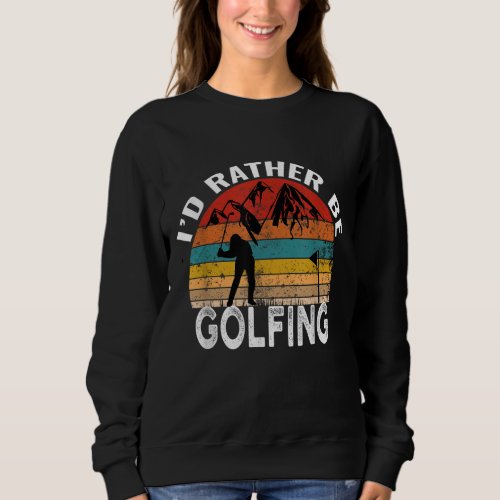 Id Hit That Disc Golf Sweatshirt