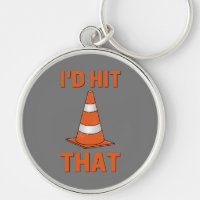I'd hit that funny autocross orange traffic cone