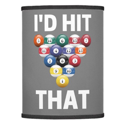 Id hit that funny pool ball game player lovers lamp shade