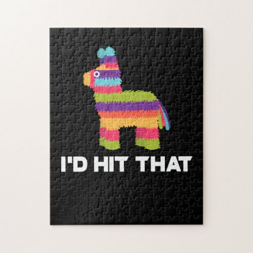 Id Hit That Pinata _ Cinco de Mayo Party Jigsaw Puzzle