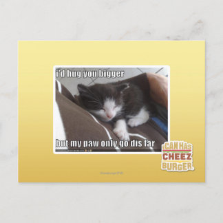 I'd hug you've got postcard