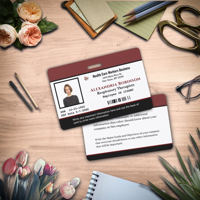 ID Identification Card Employee Business Custom Badge (ID Identification Card Employee Business Custom Badge is great for your employees to wear for ID. )