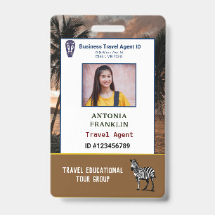 ID Identification Card Employee Custom Logo Badge