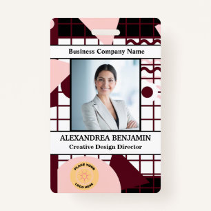 ID Identification Card Employee Photo Custom Badge