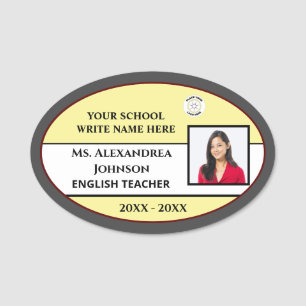 ID Identification Card Employee Photo Logo Custom  Name Tag