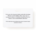 Id Identification Cards Kids Child Photo Custom