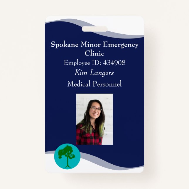 ID Lanyard Badge Business or Medical (Front)