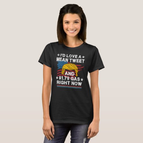 Id love a Mean Tweet and 179 Gas right now _ Re T_Shirt