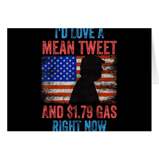 I'd Love A Mean Tweet Cards (Front Horizontal)