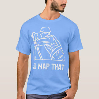 Id Map hat Land Surveyor Geography Surveying T-Shirt