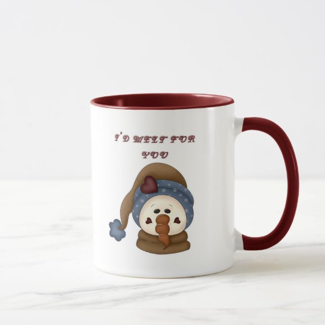 I'd Melt for You Snowman Mug (Right)