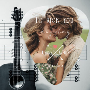 I'd Pick You Love Quote Custom Couple Photo Names