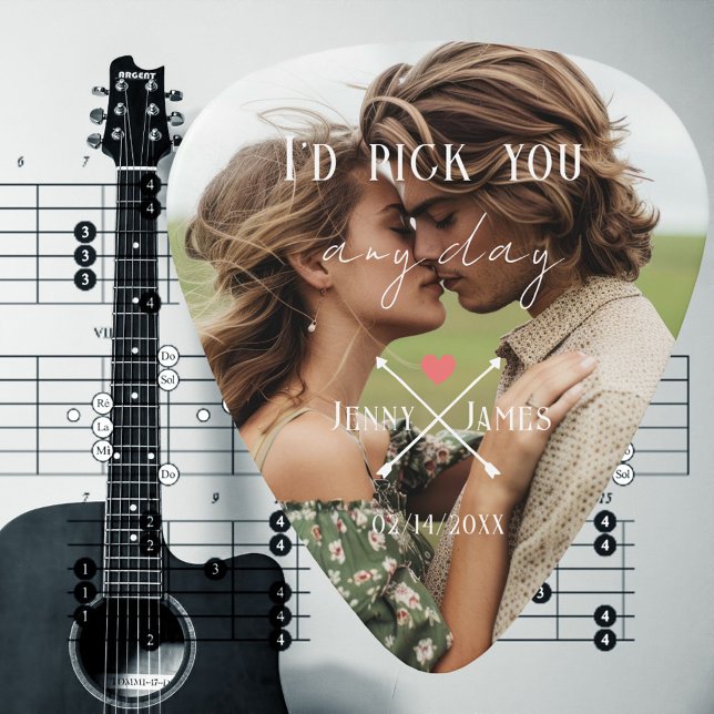 I'd Pick You Love Quote Custom Couple Photo Names (Creator Uploaded)