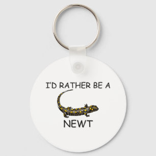 I'd Rather Be A Newt Keychain