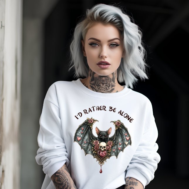 I'd Rather Be Alone Sweatshirt (Creator Uploaded)