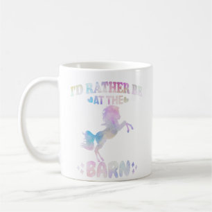 I'd Rather Be At The Barn Coffee Mug