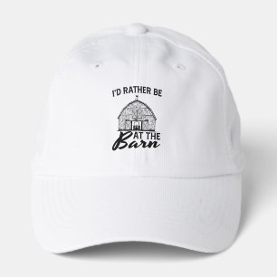 I'd Rather Be At The Barn Performance Cap