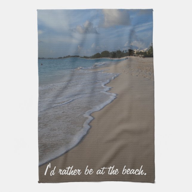 I'd Rather Be at the Beach Towel (Vertical)