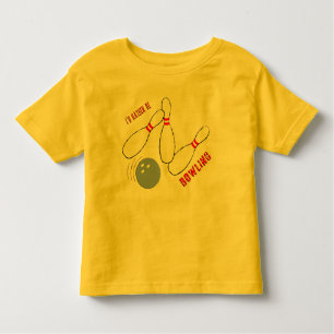 I'd Rather be Bowling Toddler T-shirt