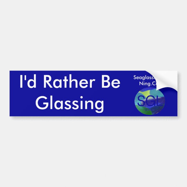 I'd Rather Be.......... Bumper Sticker (Front)