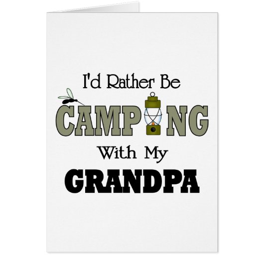 I'd Rather Be Camping  with Grandpa (Front)