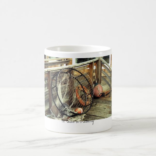 I'd rather be crabbing Mug (Center)