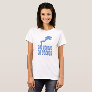 I'd rather be diving. Scuba Diver T-Shirt
