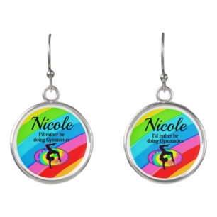 I'D RATHER BE DOING GYMNASTICS EVERY DAY EARRINGS