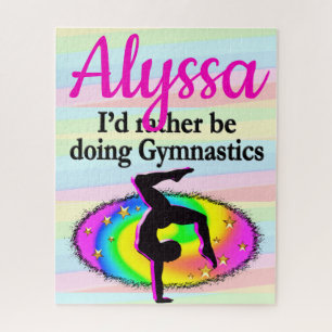I'D RATHER BE DOING GYMNASTICS JIGSAW PUZZLE
