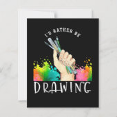 Id Rather Be Drawing (Back)